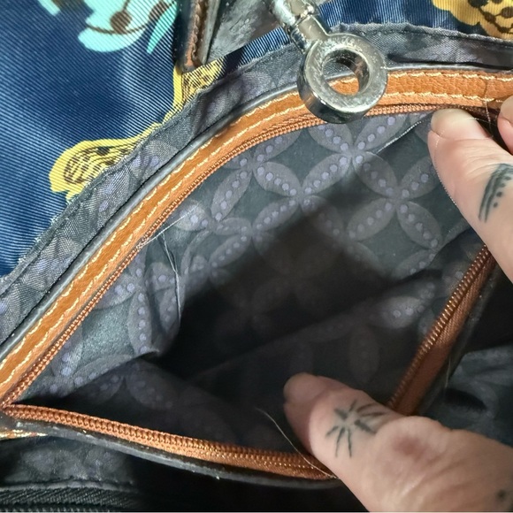 Franco Sarto Navy Butterfly Shoulder Bag - Picture 11 of 16